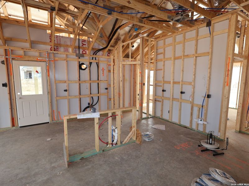 In-progress construction of a new home in Hickory Ridge, Elmendorf, TX (Image 30). In-progress construction of a new home in Hickory Ridge, Elmendorf, TX (Image 30).