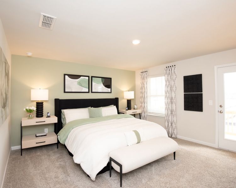 Furnished interior view inside a new home in Nolen Farm, Gastonia (Image 11).