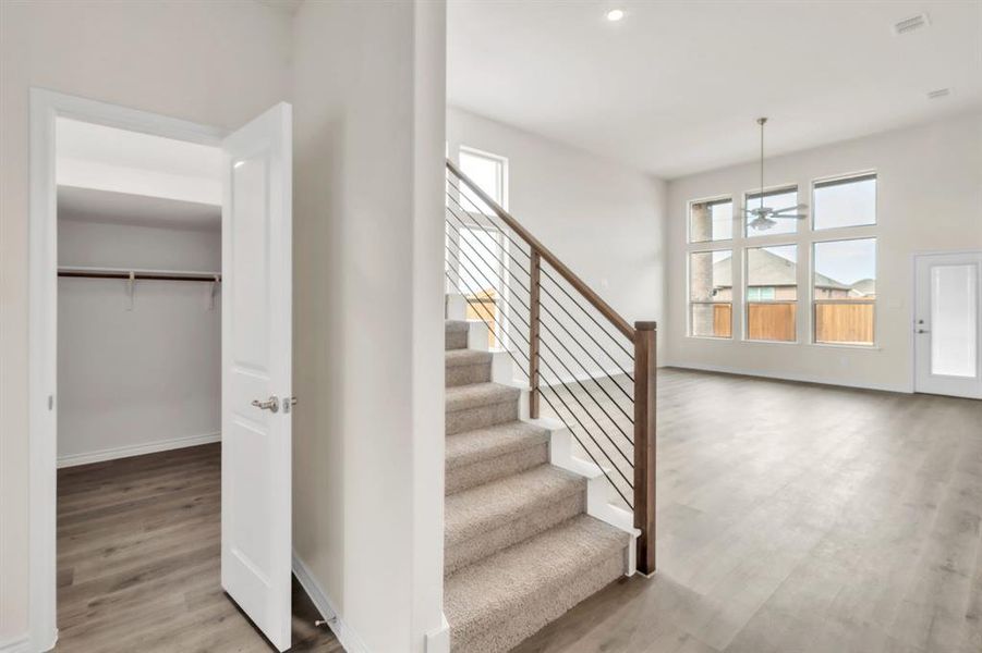 Spacious, unfurnished interior of a new home in The Landing at Hidden Lakes, McKinney (Image 15).