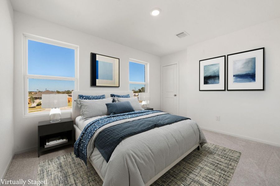 Furnished interior view inside a new home in Emberly: Cottage Collection, Beasley (Image 16).