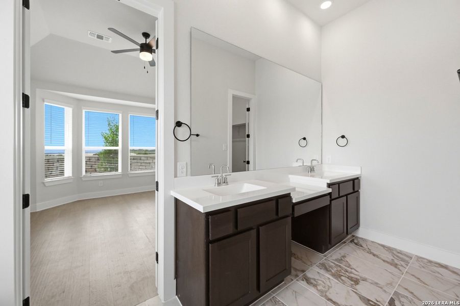 Furnished interior view inside a new home in Prominence, San Antonio (Image 8).