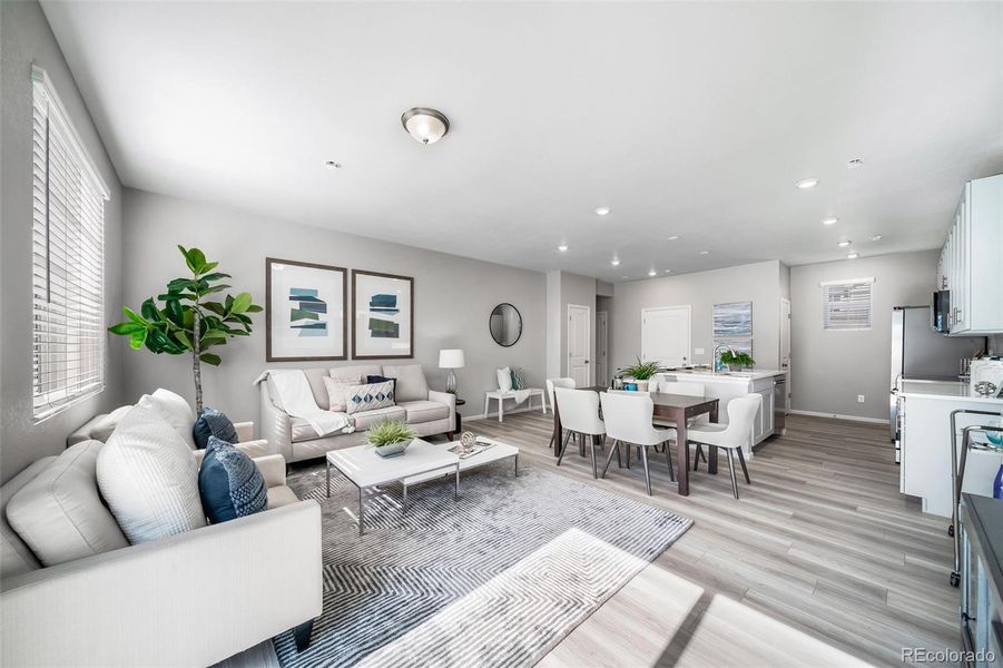 Furnished interior view inside a new home in , Aurora (Image 3).