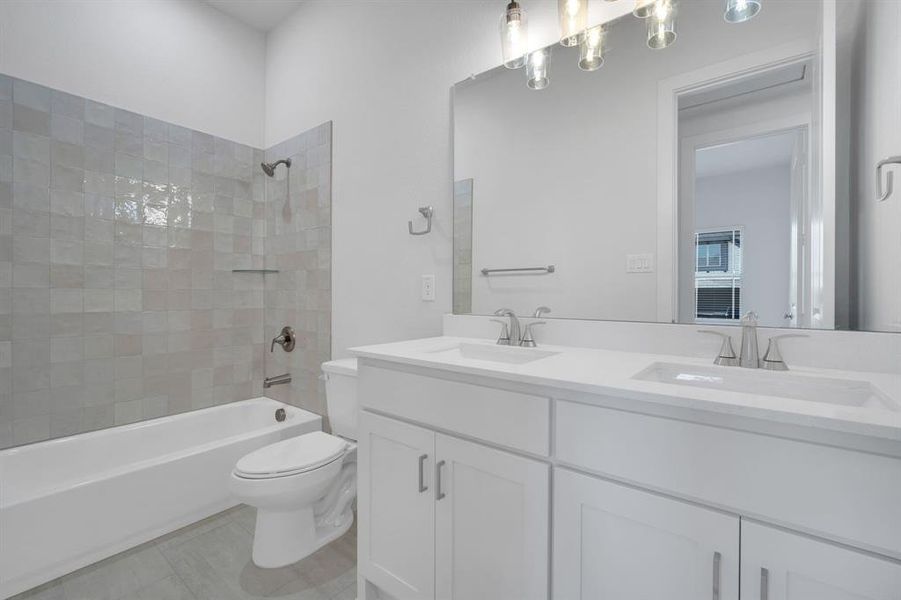 Furnished interior view inside a new home in Westside Preserve, Midlothian (Image 9).