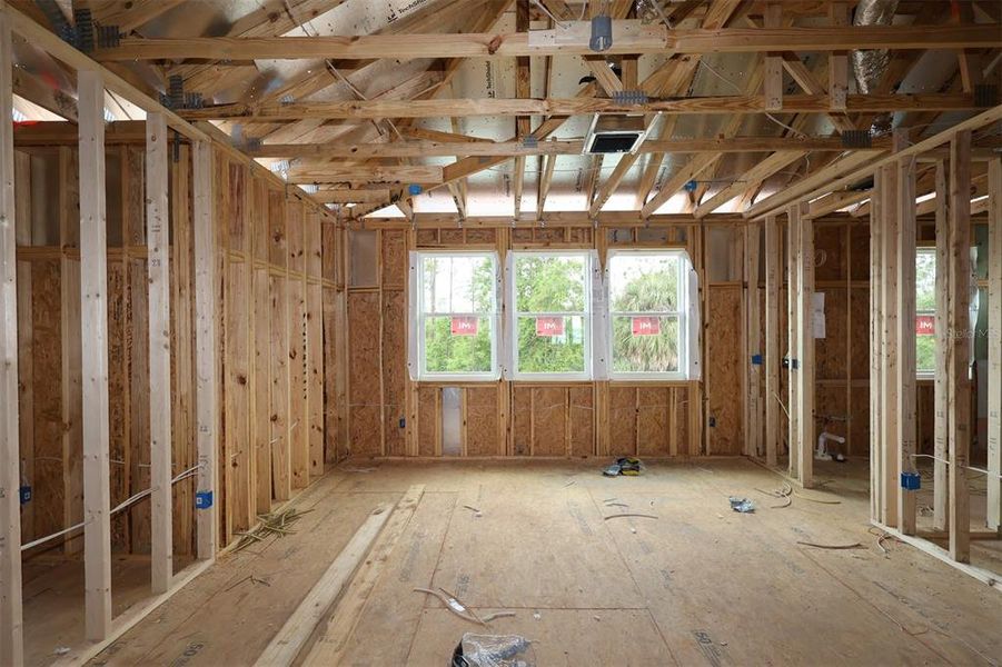 In-progress construction of a new home in Center Lake on the Park, St. Cloud, FL (Image 5).