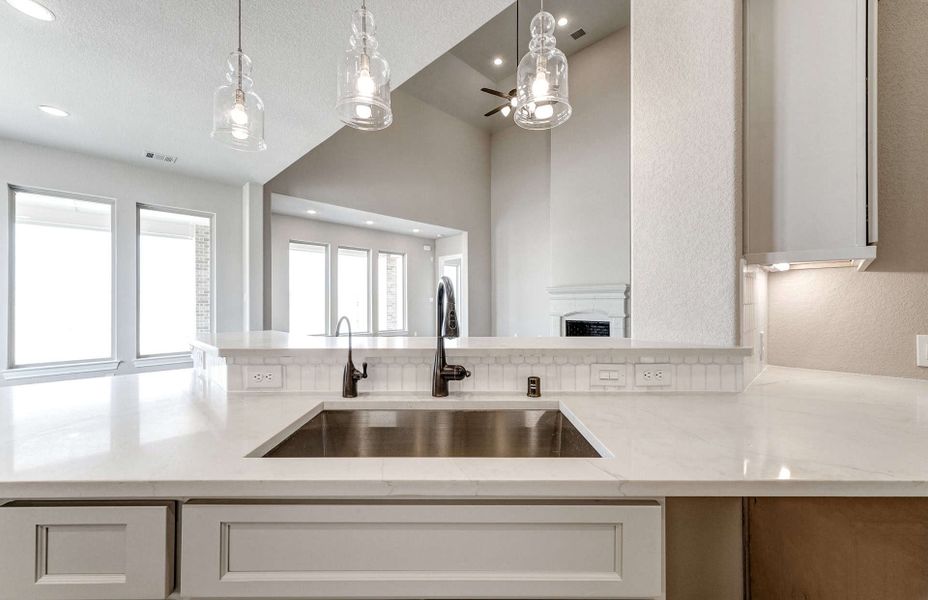 Close-up of interior finishes inside a home in Bridgeland 60′, Cypress (Image 14).