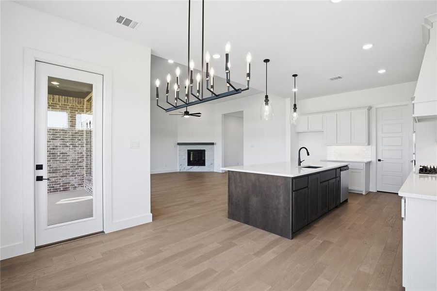 Furnished interior view inside a new home in Pecan Grove, Burleson (Image 15). Furnished interior view inside a new home in Pecan Grove, Burleson (Image 15).