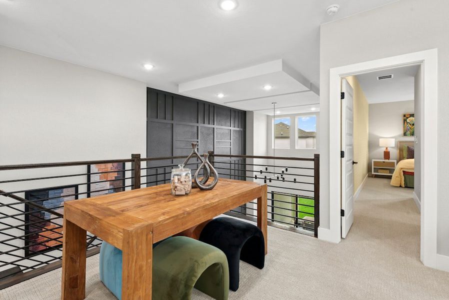 Representative furnished interior of a home built from the Oltorf by Scott Felder Homes in Foxbrook, Cibolo (Image 44).