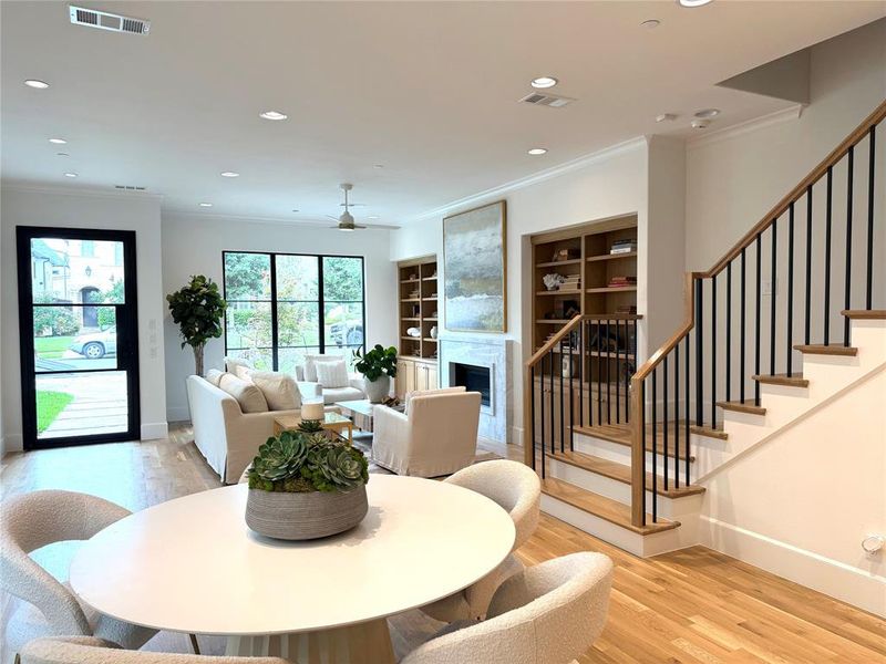 Dining Area open to the Living Area