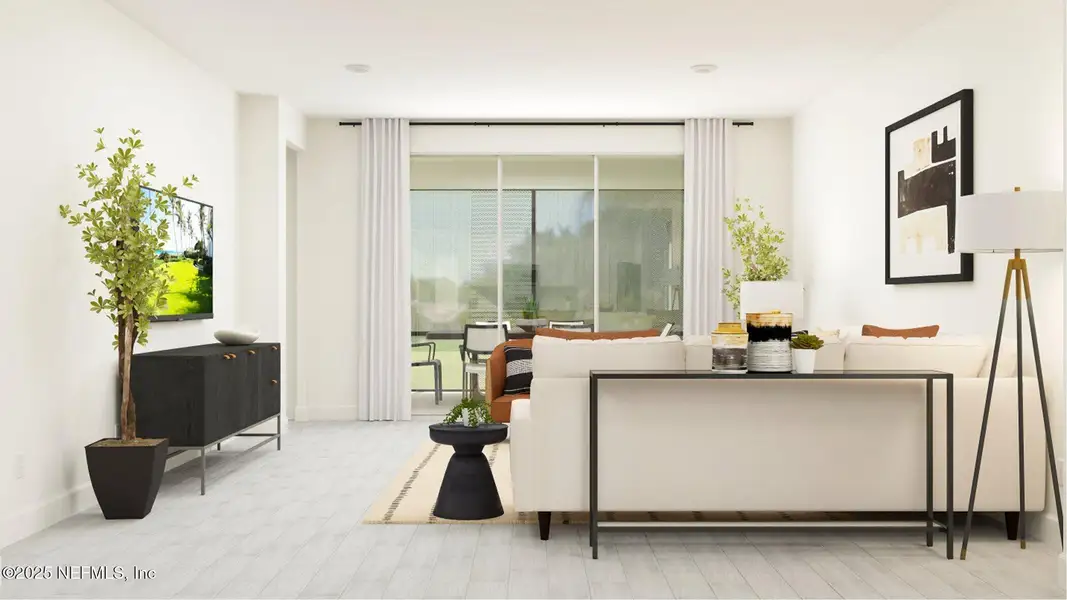 Furnished interior view inside a new home in Silver Falls Single Family at SilverLeaf: Silver Falls 50s at SilverLeaf, St. Johns (Image 16).