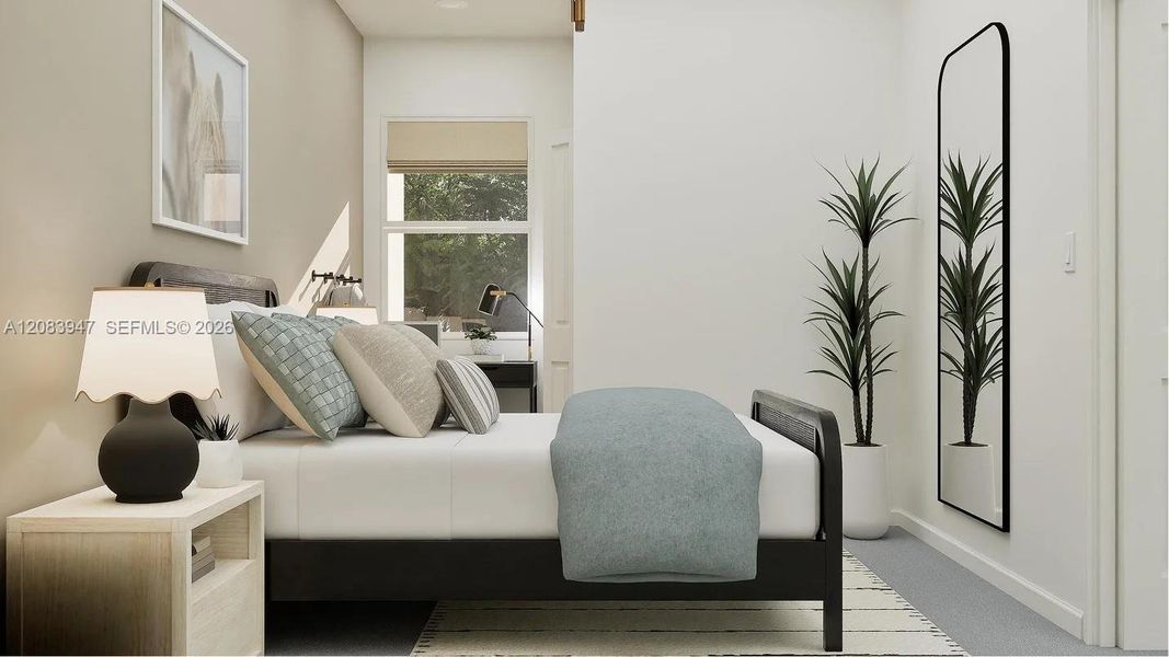 Furnished interior view inside a new home in Breezewood, Miami (Image 9).