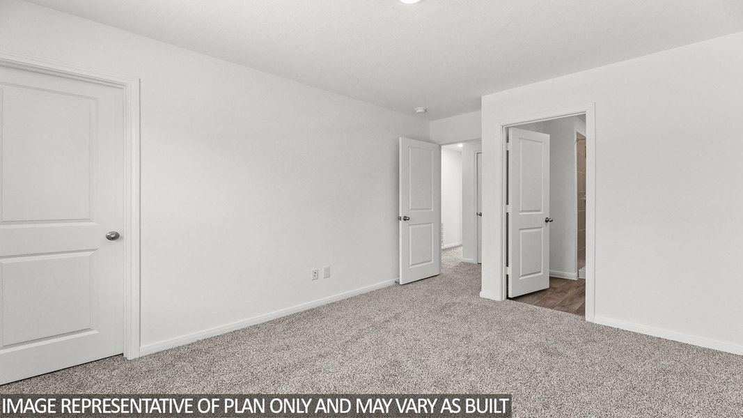 Spacious, unfurnished interior of a new home in William Trails, Willis (Image 8).