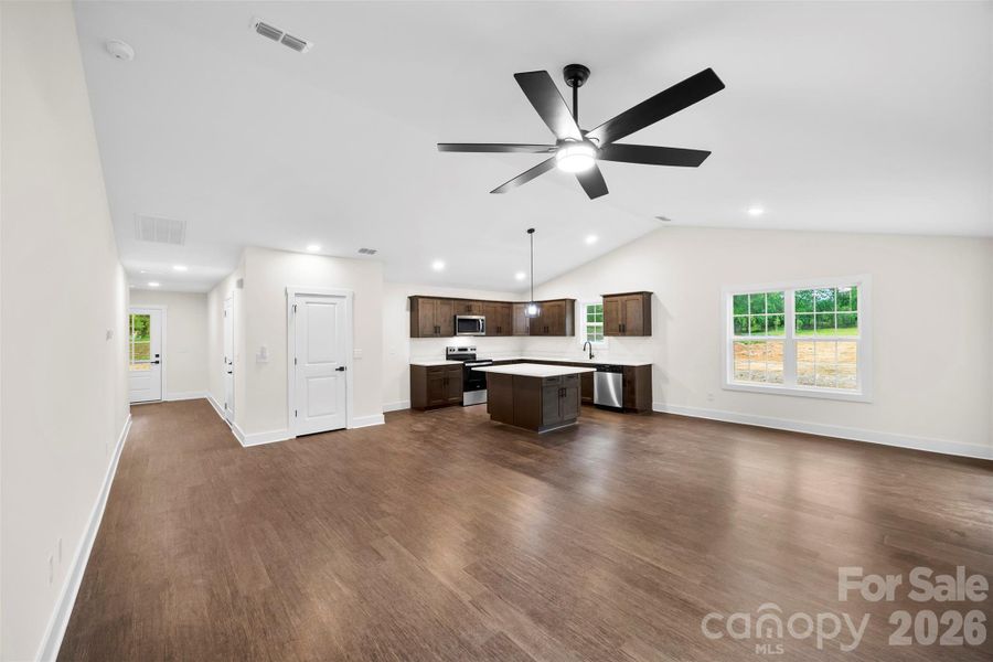 Furnished interior view inside a new home in , Albemarle (Image 15).