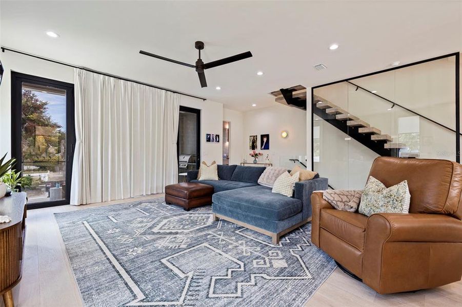 Furnished interior view inside a new home in , Tampa (Image 33).