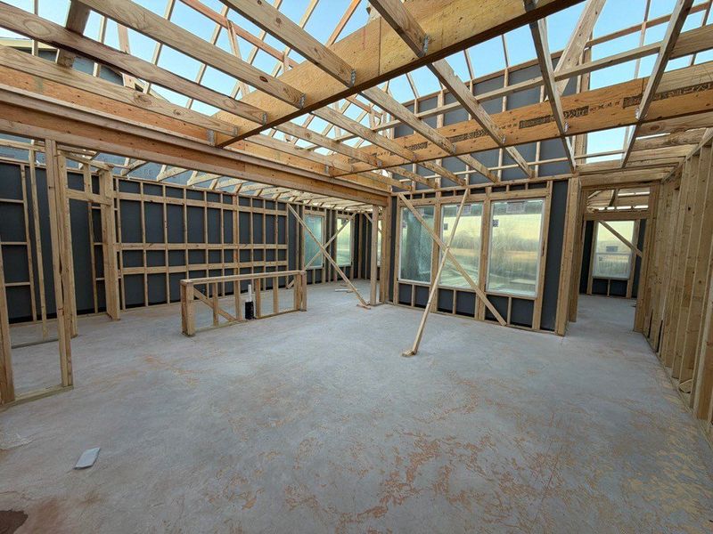 In-progress construction of a new home in Covenant Park, Springtown, TX (Image 4).