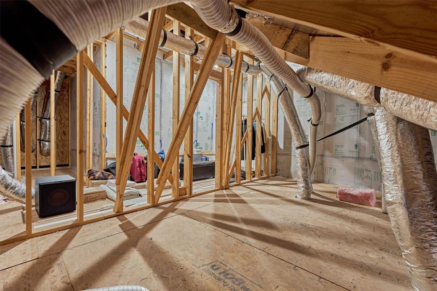 Floored Attic Storage