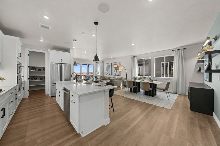 Furnished interior view inside a new home in Trumark Homes at Tanterra, Parker (Image 4).