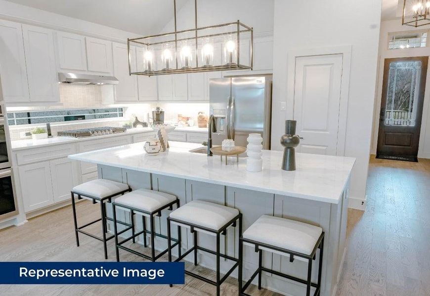 Furnished interior view inside a new home in La Frontera, Fort Worth (Image 16).