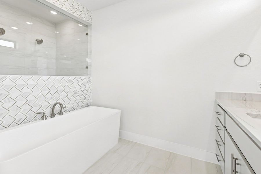 Furnished interior view inside a new home in Leander Estates, Leander (Image 12).