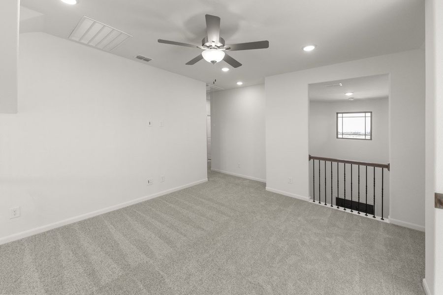 Representative unfurnished interior of a home built from the Grapevine by Pacesetter Homes in River Ranch, Van Alstyne (Image 21). Representative unfurnished interior of a home built from the Grapevine by Pacesetter Homes in River Ranch, Van Alstyne (Image 21).