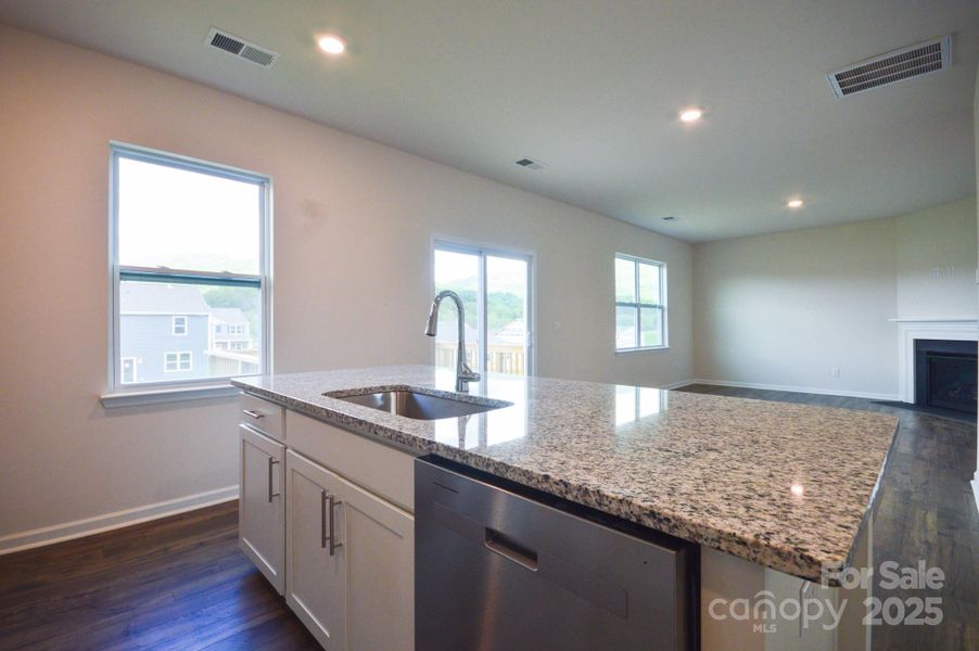 Furnished interior view inside a new home in Valleywood Farms, Waynesville (Image 10). Furnished interior view inside a new home in Valleywood Farms, Waynesville (Image 10).