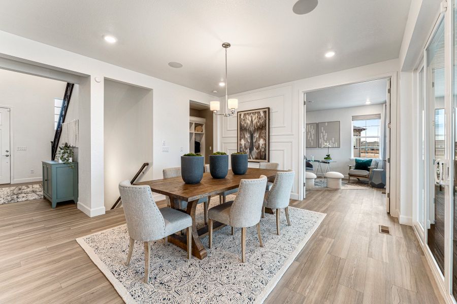 Representative furnished interior of a home built from the Steamboat | A Multi-Gen Home by Taylor Morrison in Dawson Trails, Castle Rock (Image 11).
