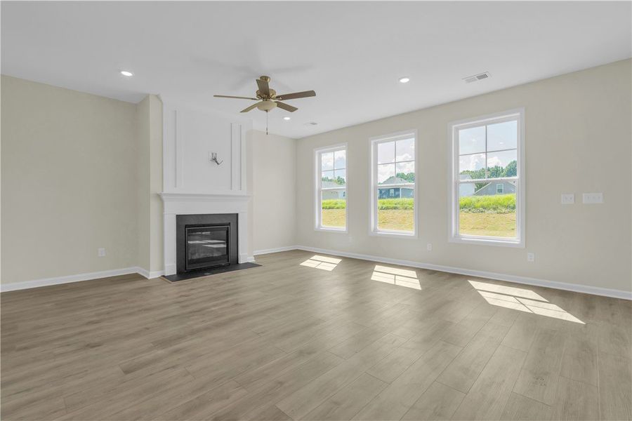 Spacious, unfurnished interior of a new home in Brownstone Park, Easley (Image 13).