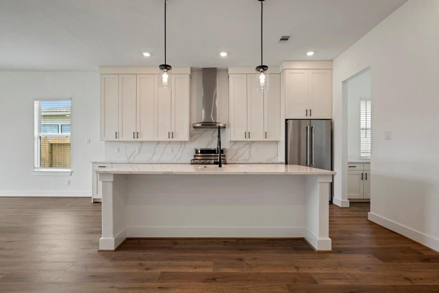 Furnished interior view inside a new home in Hallimore Ranch, Rosenberg (Image 5).