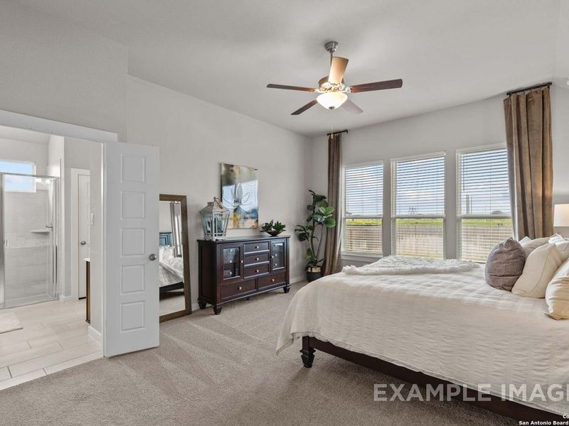 Furnished interior view inside a new home in Hannah Heights, Seguin (Image 30).