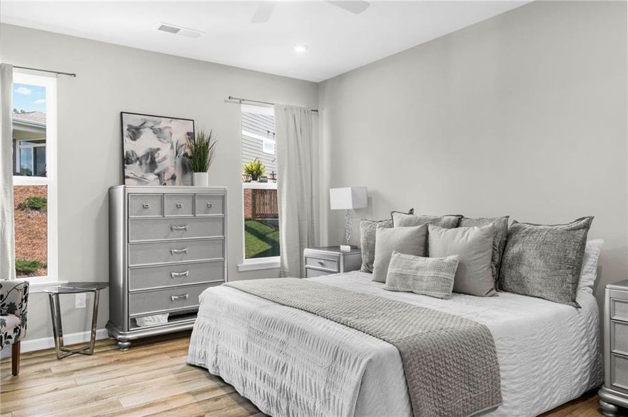 Furnished interior view inside a new home in Laurel Farms, Dallas (Image 17).
