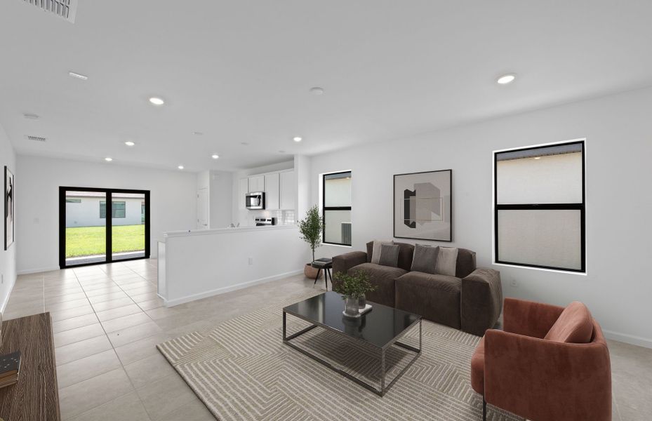 Furnished interior view inside a new home in Caloosa Cove, Labelle (Image 13).