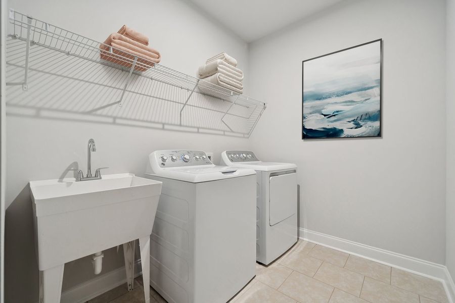 Laundry Room with Tub Laundry Room with Tub