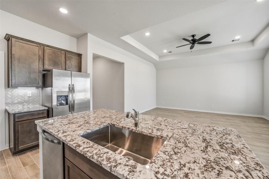 Furnished interior view inside a new home in Windmill Estates, Magnolia (Image 36).