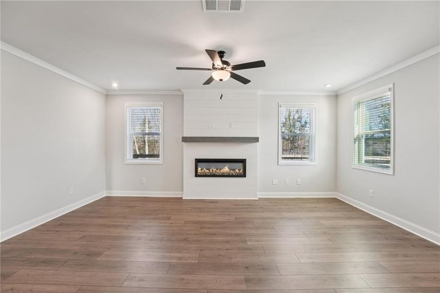 Spacious, unfurnished interior of a new home in Tiberon Woods, Cumming (Image 47). Spacious, unfurnished interior of a new home in Tiberon Woods, Cumming (Image 47).