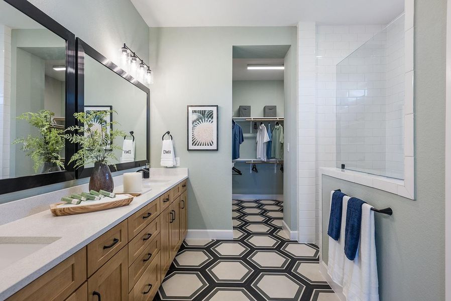 Furnished interior view inside a new home in Prairieland Village 40' Homesites, Cypress (Image 23). Furnished interior view inside a new home in Prairieland Village 40' Homesites, Cypress (Image 23).