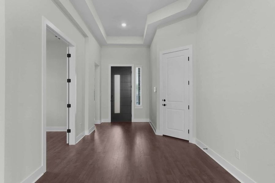 Representative unfurnished interior of a home built from the Brooks by Chesmar Homes in University Heights, McKinney (Image 20).