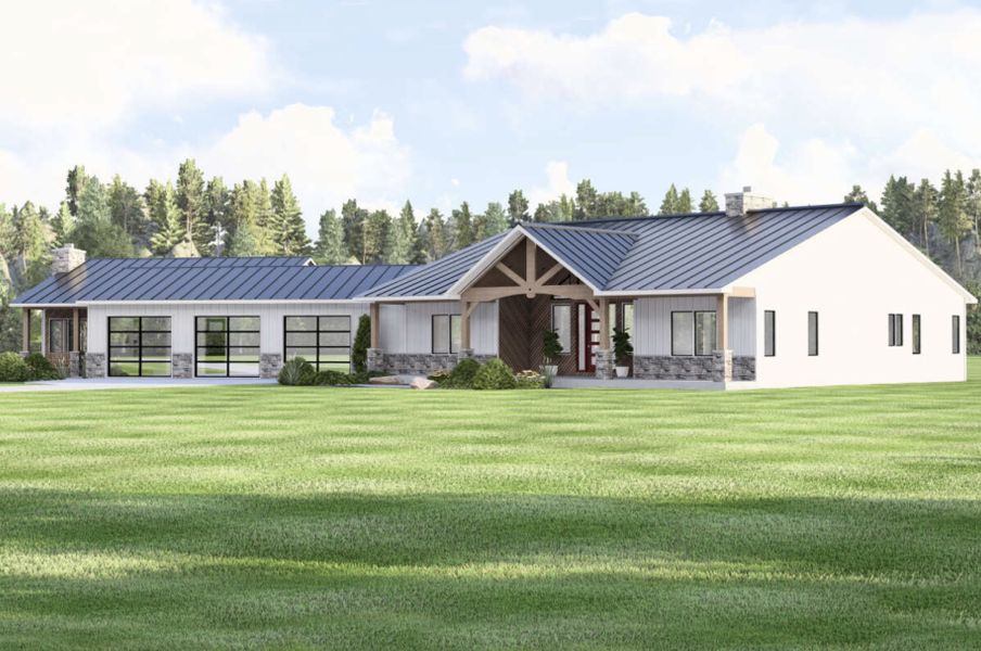 Representative exterior photo of a completed home built from the Atlas by Zeal Home Builders in Saddle Crest Estates, Weatherford, TX (Image 4).