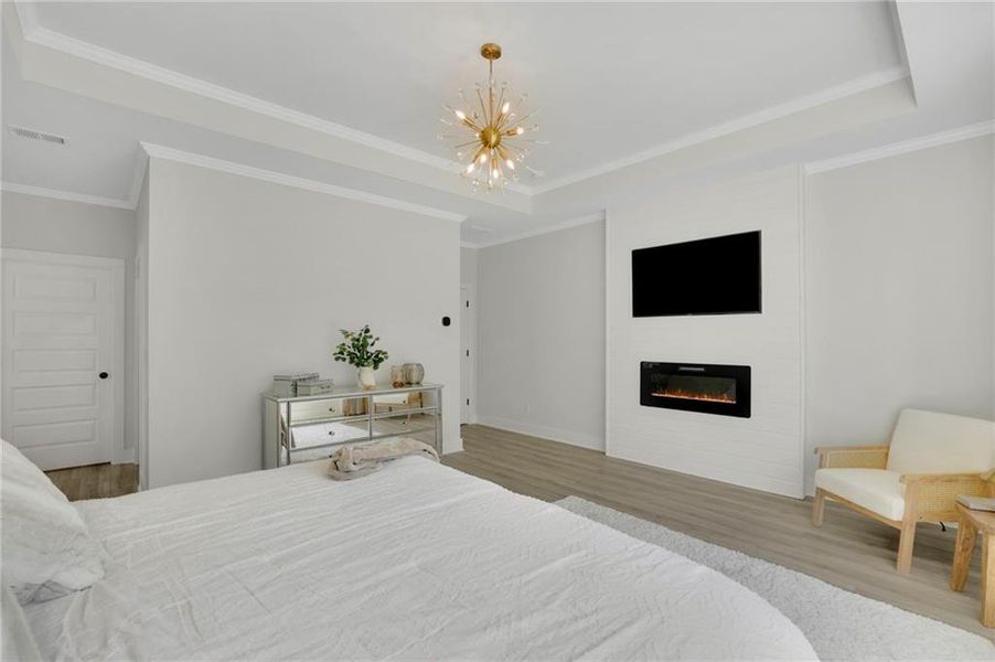 Furnished interior view inside a new home in , Monroe (Image 11).