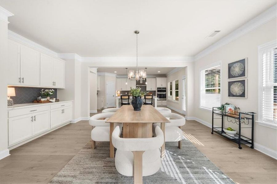 Furnished interior view inside a new home in River Rock, Ball Ground (Image 6).