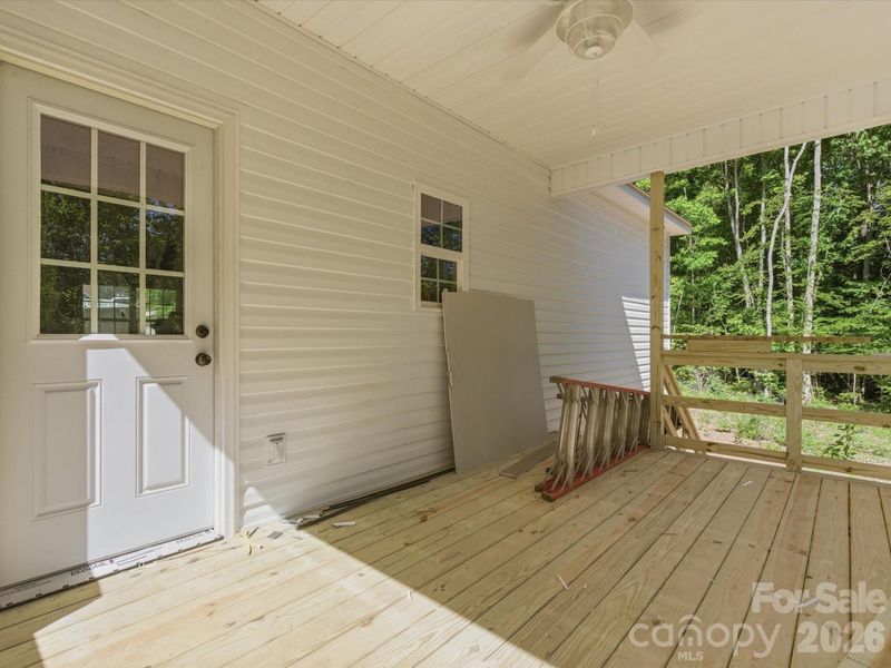 Exterior details and patio area of a home in , Clover (Image 16).