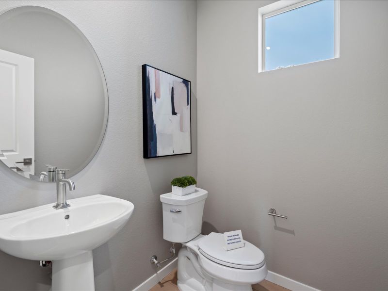 Furnished interior view inside a new home in Parkside at Victory Ridge, Colorado Springs (Image 32).