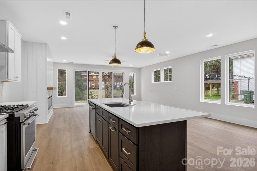 Furnished interior view inside a new home in , Charlotte (Image 7).