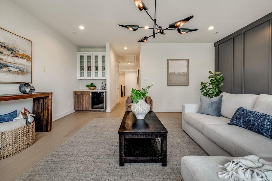 Furnished interior view inside a new home in , Houston (Image 11). Furnished interior view inside a new home in , Houston (Image 11).