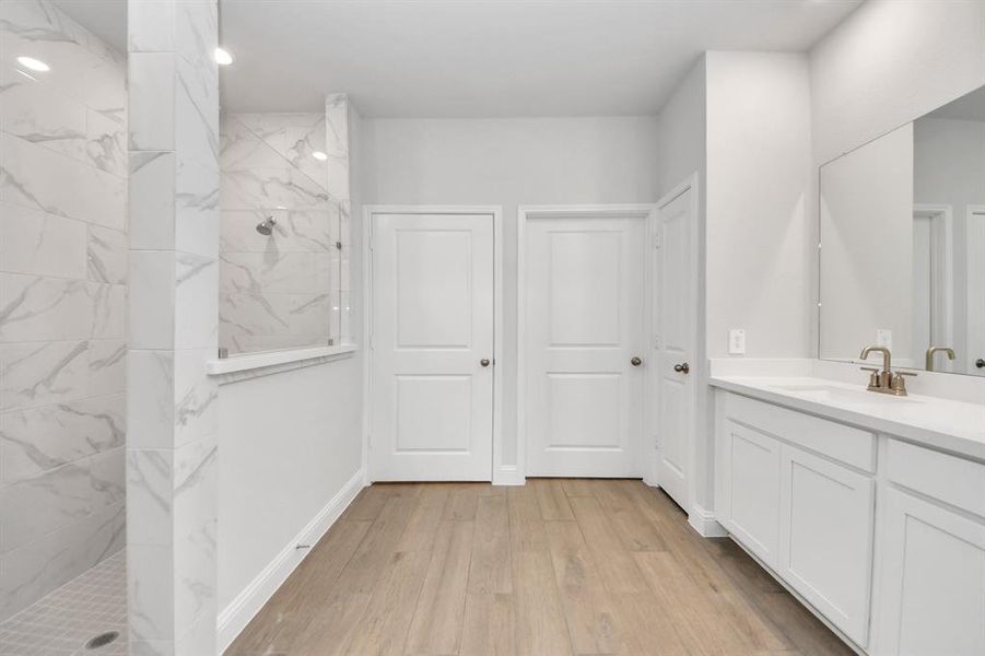 Furnished interior view inside a new home in Elyson: Elyson Duets, Katy (Image 7). Furnished interior view inside a new home in Elyson: Elyson Duets, Katy (Image 7).