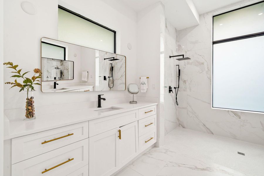 Furnished interior view inside a new home in , Palm Beach Gardens (Image 40).