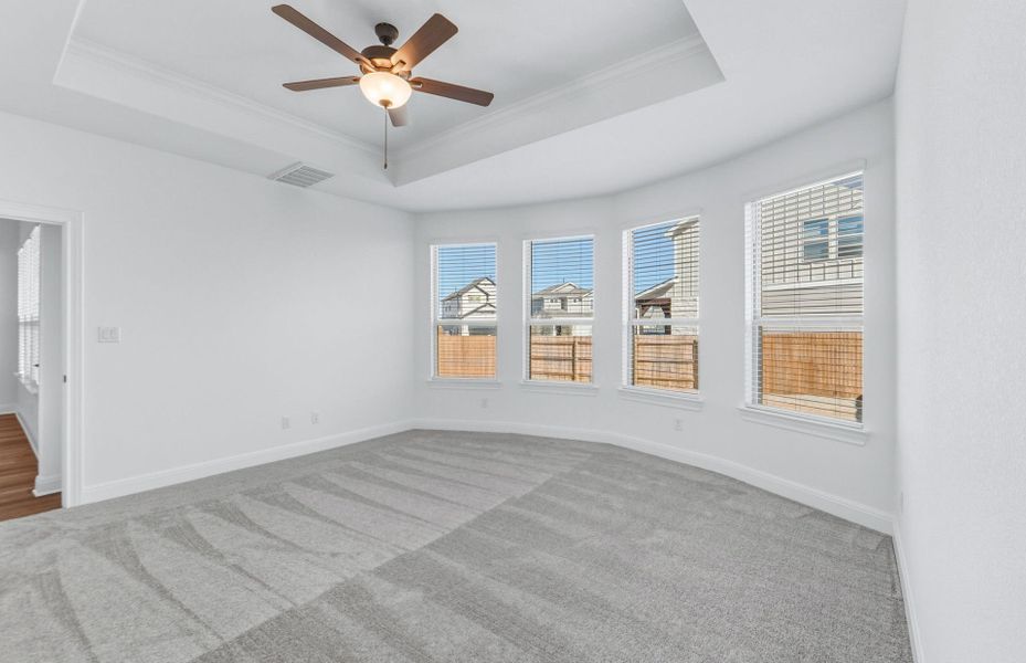 Spacious, unfurnished interior of a new home in Santa Rita Ranch, Liberty Hill (Image 20). Spacious, unfurnished interior of a new home in Santa Rita Ranch, Liberty Hill (Image 20).