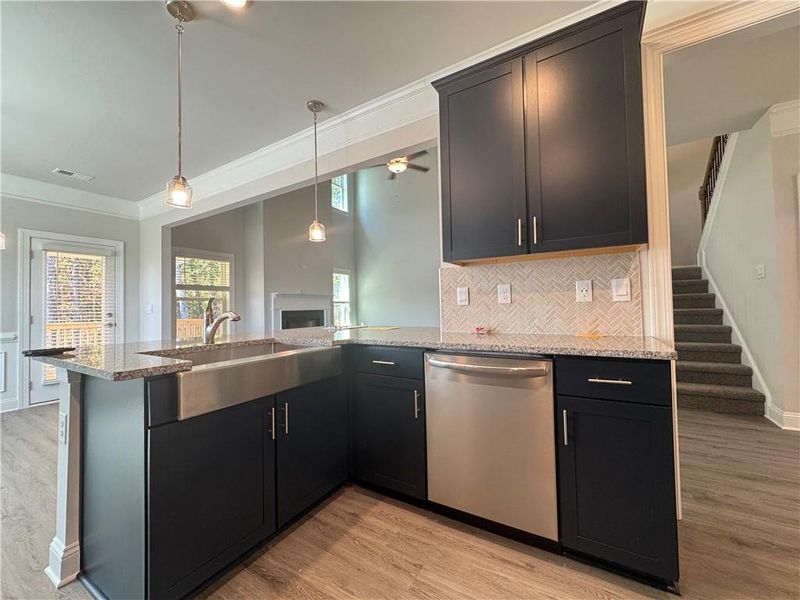 Furnished interior view inside a new home in Tuscany Hills, Douglasville (Image 9). Furnished interior view inside a new home in Tuscany Hills, Douglasville (Image 9).
