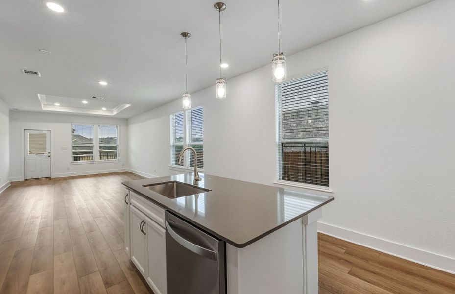 Furnished interior view inside a new home in Saddleback at Santa Rita Ranch, Liberty Hill (Image 4).