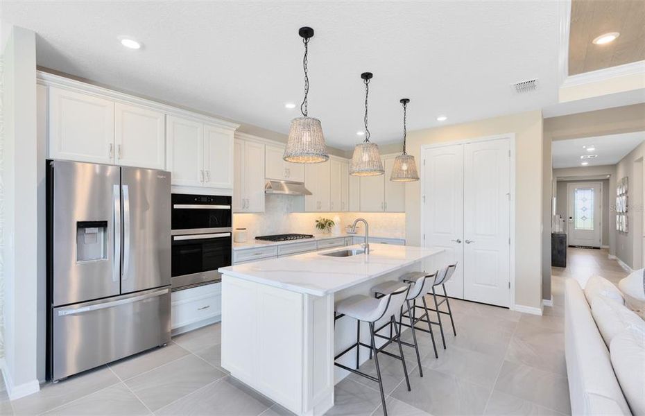 Furnished interior view inside a new home in Bridgewalk, St. Cloud (Image 17). Furnished interior view inside a new home in Bridgewalk, St. Cloud (Image 17).