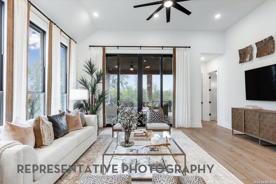 Furnished interior view inside a new home in Mayfair, New Braunfels (Image 35). Furnished interior view inside a new home in Mayfair, New Braunfels (Image 35).