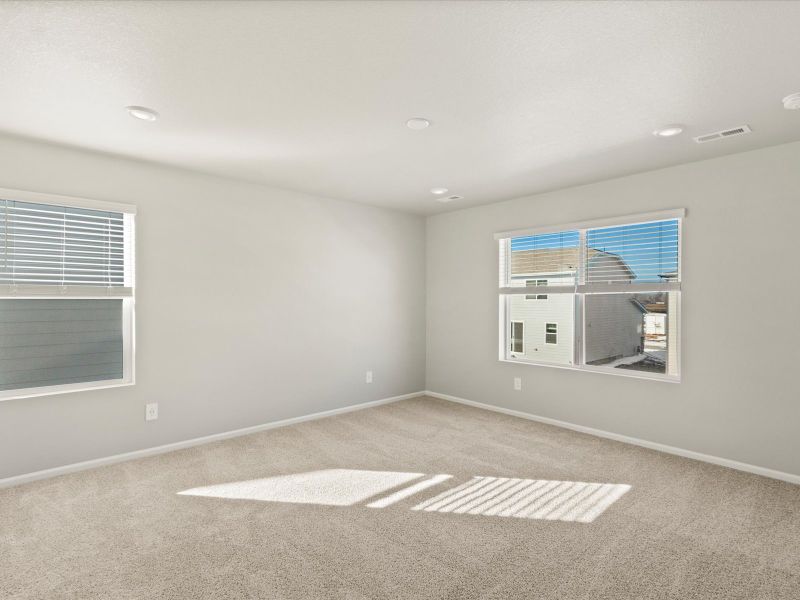 The Sloan floorplan interior image taken at a Meritage Homes community in Windsor, CO.